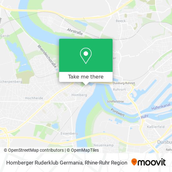 Homberger Ruderklub Germania map