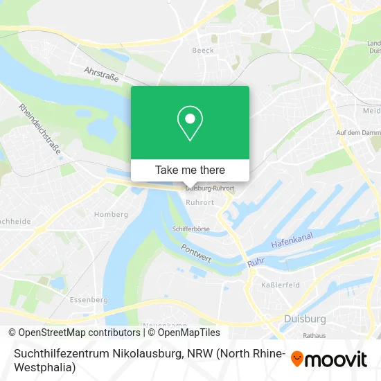 Карта Suchthilfezentrum Nikolausburg