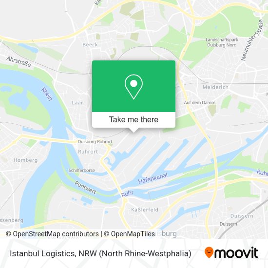 Карта Istanbul Logistics