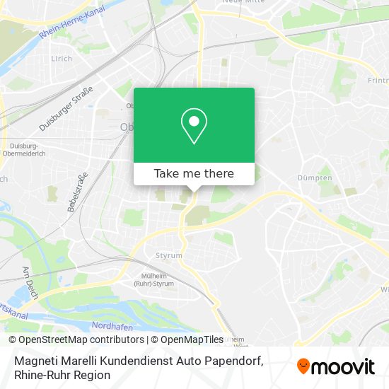 Magneti Marelli Kundendienst Auto Papendorf map