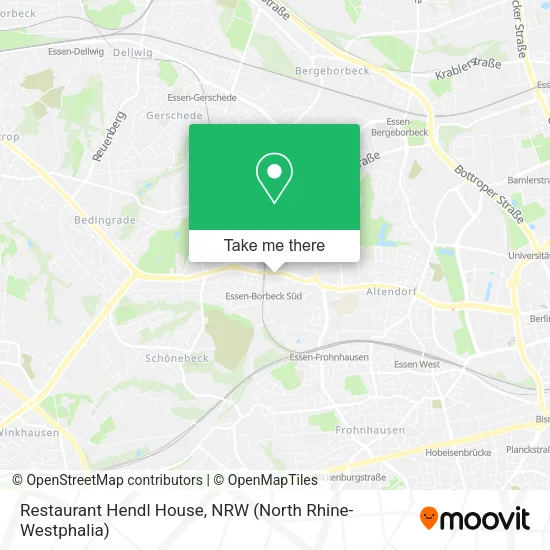 Restaurant Hendl House map