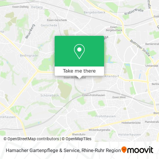 Hamacher Gartenpflege & Service map