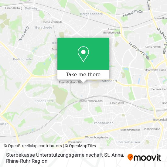 Sterbekasse Unterstützungsgemeinschaft St. Anna map