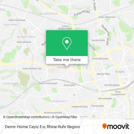 Demir Home Ceyiz Evi map