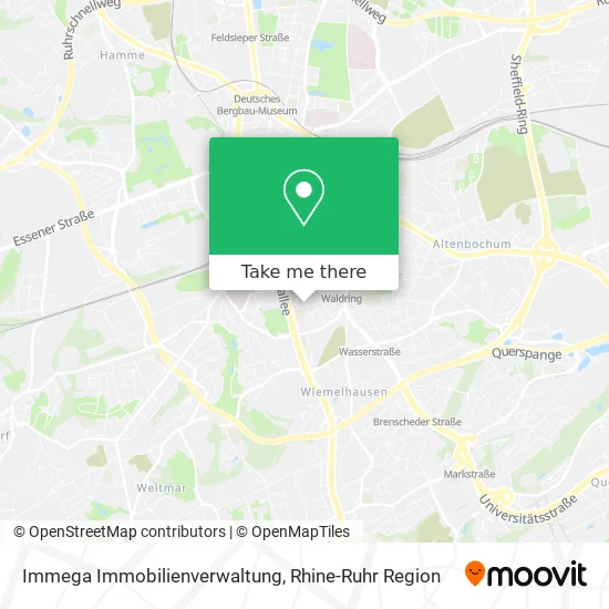 Карта Immega Immobilienverwaltung