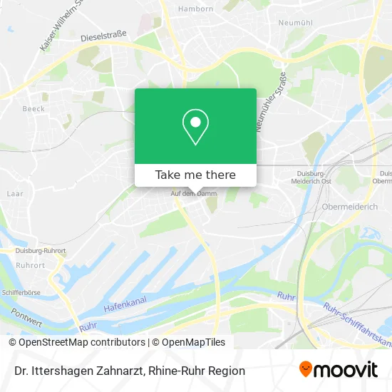 Карта Dr. Ittershagen Zahnarzt