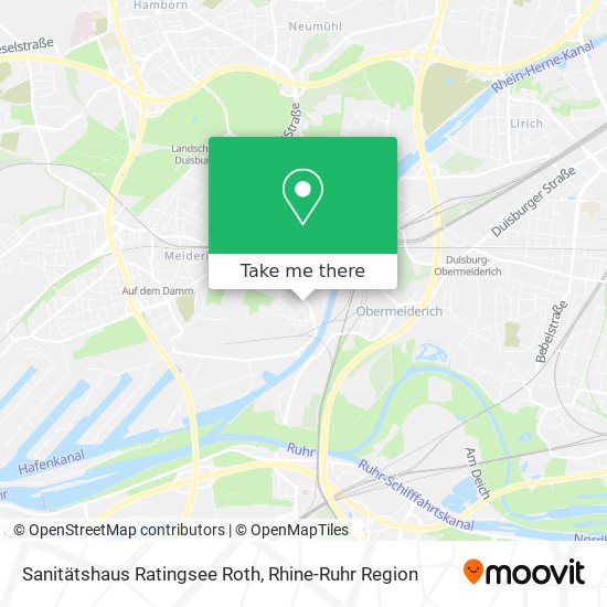 Sanitätshaus Ratingsee Roth map