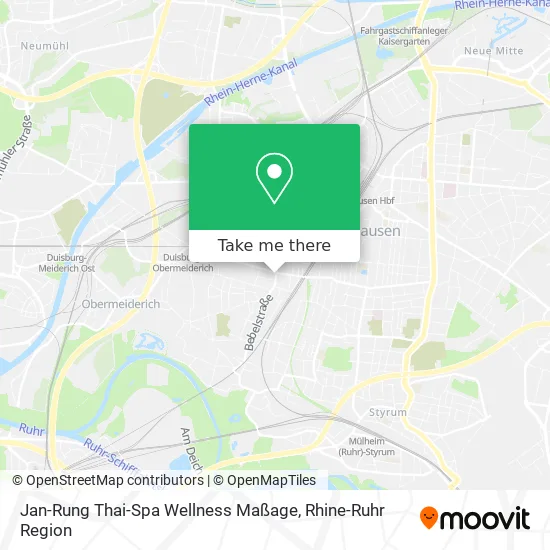 Карта Jan-Rung Thai-Spa Wellness Maßage