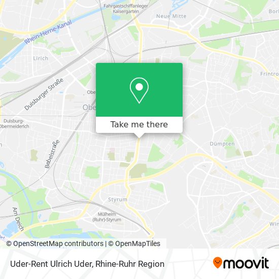 Uder-Rent Ulrich Uder map