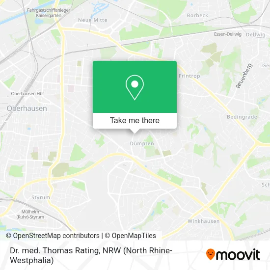 Карта Dr. med. Thomas Rating