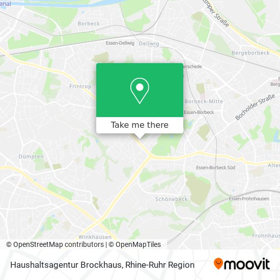 Haushaltsagentur Brockhaus map