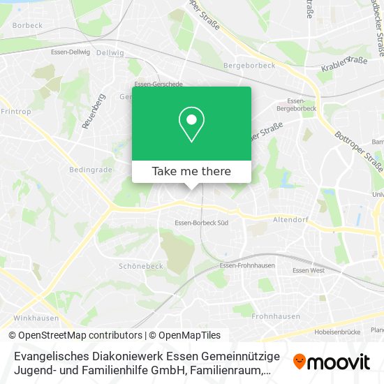 Evangelisches Diakoniewerk Essen Gemeinnützige Jugend- und Familienhilfe GmbH, Familienraum map