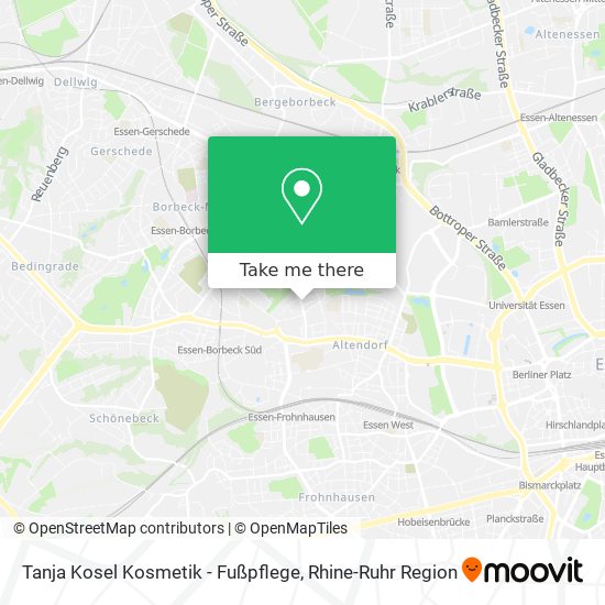 Tanja Kosel Kosmetik - Fußpflege map