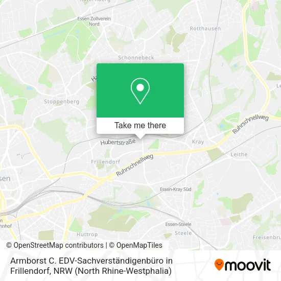 Карта Armborst C. EDV-Sachverständigenbüro in Frillendorf