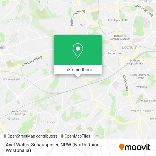 Карта Axel Walter Schauspieler