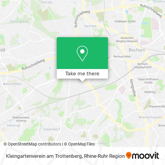 Kleingartenverein am Trottenberg map