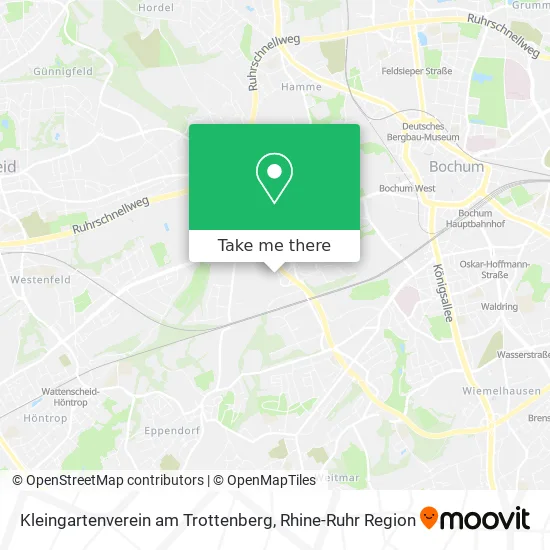Карта Kleingartenverein am Trottenberg
