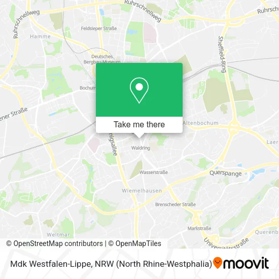 Карта Mdk Westfalen-Lippe