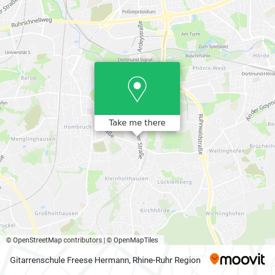 Gitarrenschule Freese Hermann map