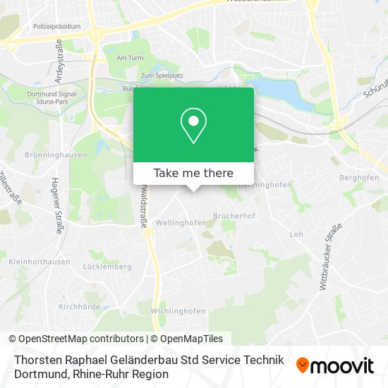 Thorsten Raphael Geländerbau Std Service Technik Dortmund map