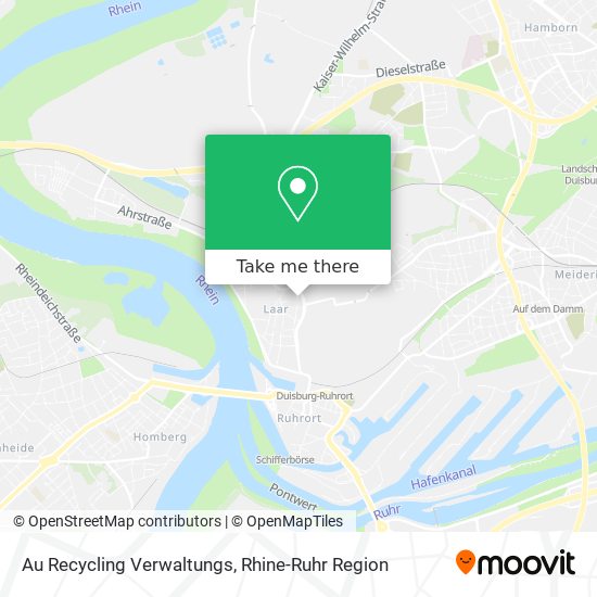 Карта Au Recycling Verwaltungs