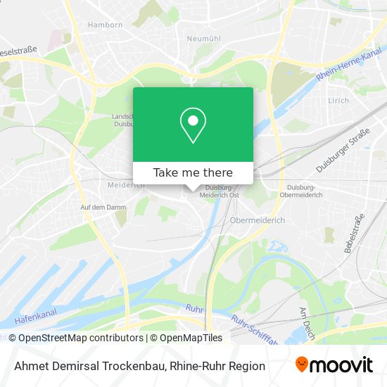 Ahmet Demirsal Trockenbau map