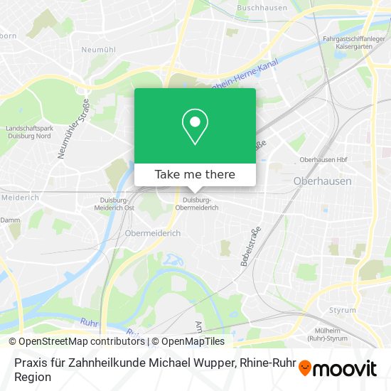 Praxis für Zahnheilkunde Michael Wupper map