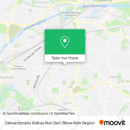 Zahnarztpraxis Balkan Nuri Sert map