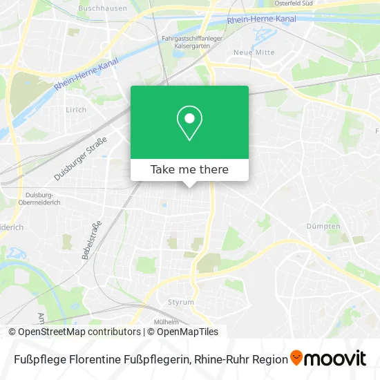Карта Fußpflege Florentine Fußpflegerin