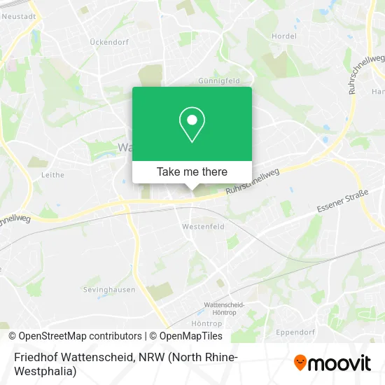 Карта Friedhof Wattenscheid