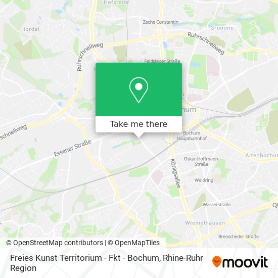 Freies Kunst Territorium - Fkt - Bochum map