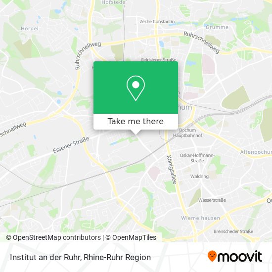 Institut an der Ruhr map