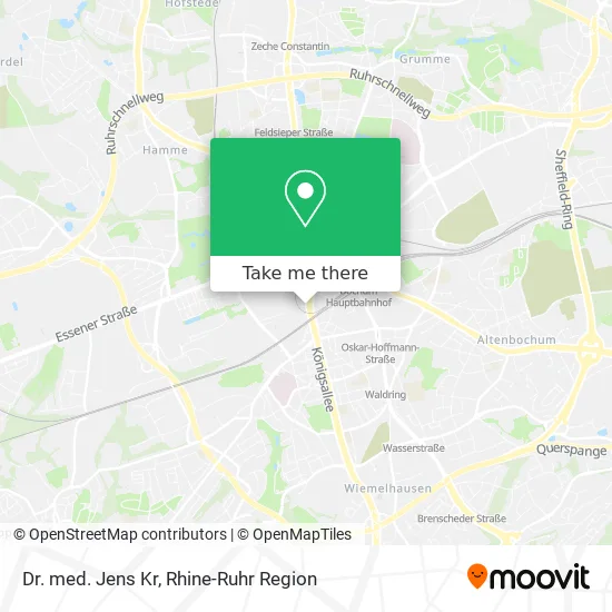 Карта Dr. med. Jens Kr