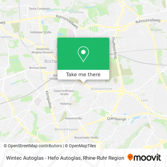 Карта Wintec Autoglas - Hefo Autoglas