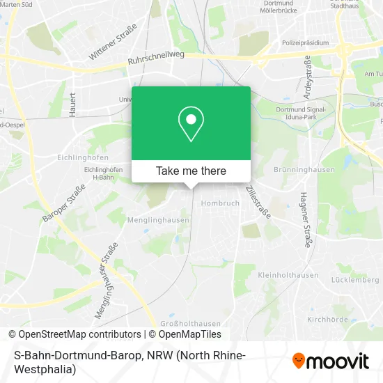 Карта S-Bahn-Dortmund-Barop