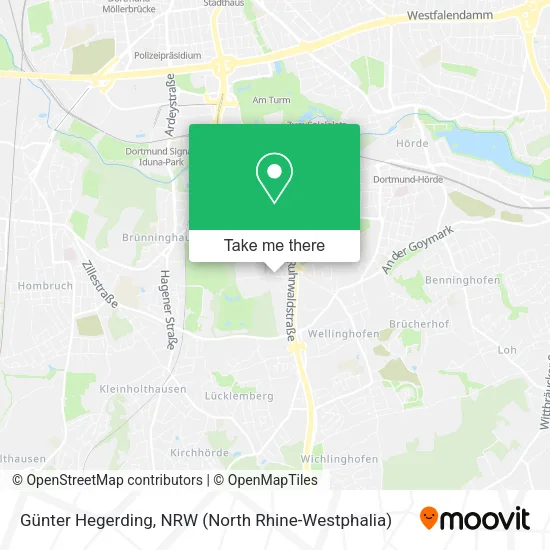 Карта Günter Hegerding