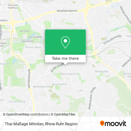 Карта Thai Maßage Mitnilan