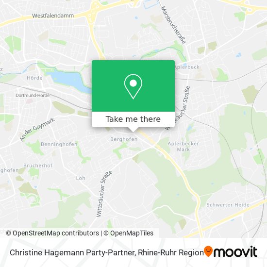 Christine Hagemann Party-Partner map