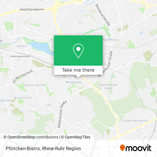Pfötchen-Bistro map
