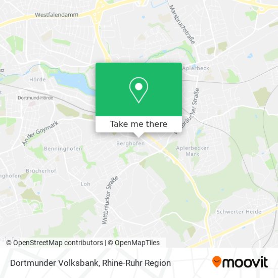 Dortmunder Volksbank map