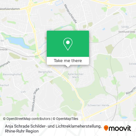 Карта Anja Schrade Schilder- und Lichtreklameherstellung