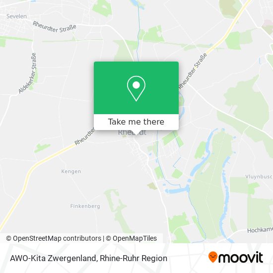 Карта AWO-Kita Zwergenland