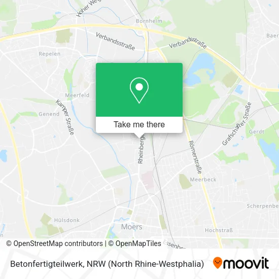 Карта Betonfertigteilwerk
