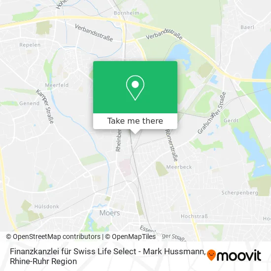 Карта Finanzkanzlei für Swiss Life Select - Mark Hussmann