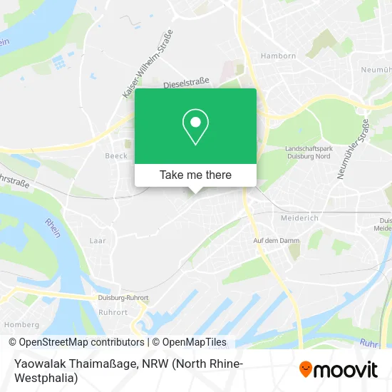 Карта Yaowalak Thaimaßage