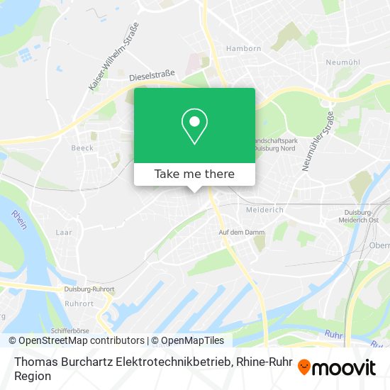 Thomas Burchartz Elektrotechnikbetrieb map