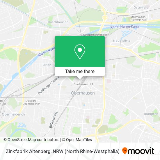 Карта Zinkfabrik Altenberg