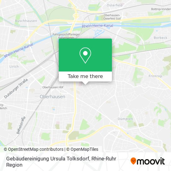 Gebäudereinigung Ursula Tolksdorf map