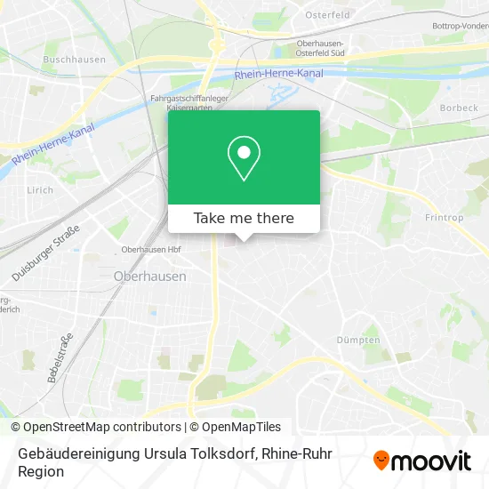 Карта Gebäudereinigung Ursula Tolksdorf