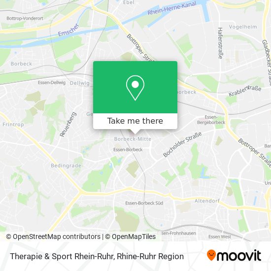 Therapie & Sport Rhein-Ruhr map